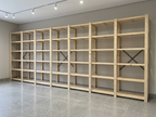 7 Bay DIY Wooden Shelving with 5 levels of Shelves