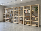 7 Bay DIY Wooden Shelving with 5 levels of Shelves
