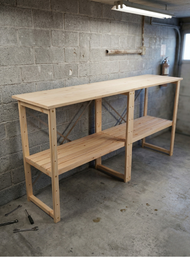Multi Purpose Wooden Work Bench