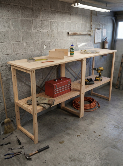 Multi Purpose Wooden Work Bench