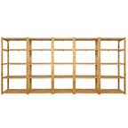 5 Bay DIY Wooden Shelving with 5 levels of Shelves
