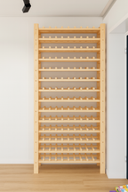 Pine DIY Wooden Modular Wine Shelf Rack